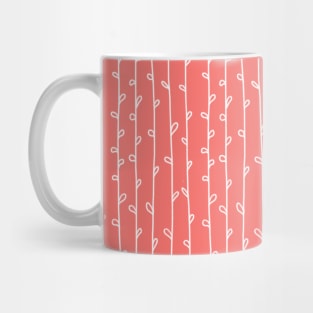 Coral leaf pattern Mug